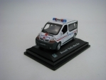  Renault Trafic Mini Bus Police oranžové směrovky 1:72 Cararama 